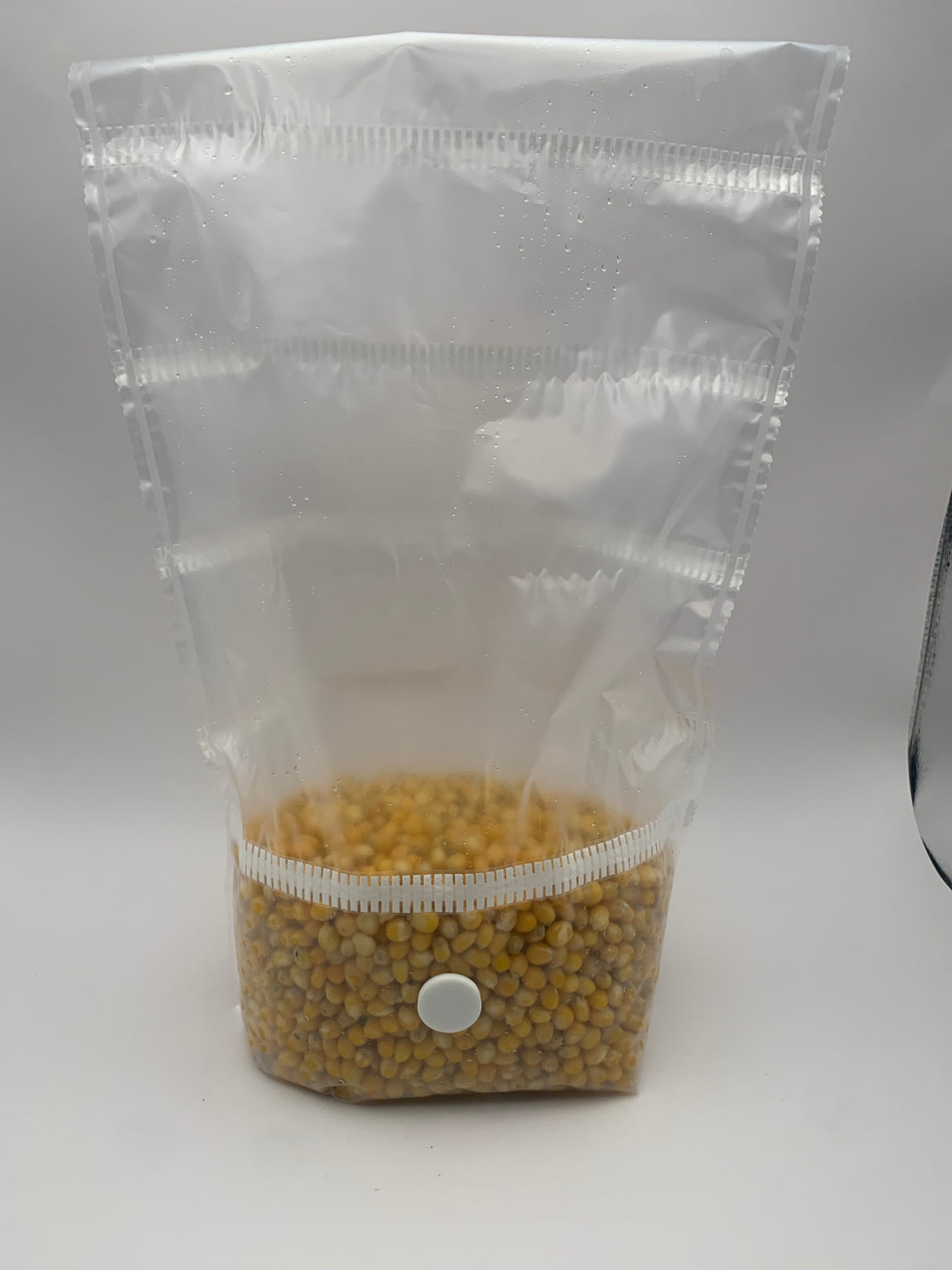 Sterilized 3lb Drippy Corn Grain Spawn Bag